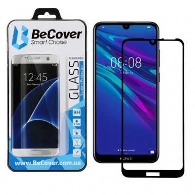 Скло захисне  BeCover Huawei Y6 2019 Black (703438)