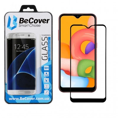 Скло захисне  BeCover Samsung Galaxy A01 SM-A015 Black (704666)