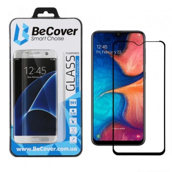Скло захисне  BeCover Samsung Galaxy A20 SM-A205 Black (703678)