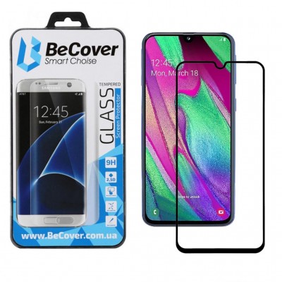 Скло захисне  BeCover Samsung Galaxy A40 SM-A405 Black (703802)