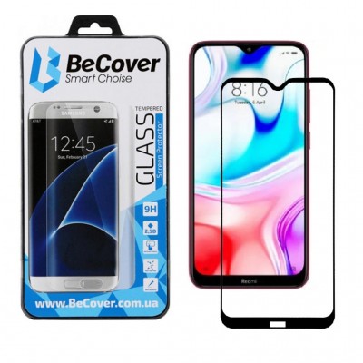 Скло захисне  BeCover Xiaomi Redmi 8 Black (704158)