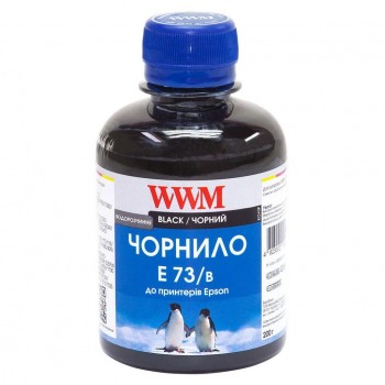 Чернила EPSON WWM E73/B Stylus CX3700/T26/TX106 Black 200мл  G223861