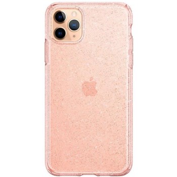 Чехол iPhone 11 Pro Liquid Crystal Glitter, Rose Quartz (077CS27230) Spigen