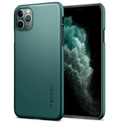 Чехол iPhone 11 Pro Max Thin Fit, Midnight Green (ACS00410) Spigen