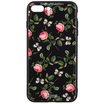 Чехол iPhone 7/8+, WPC-061, Flowers RD/BK (681920359821) WK