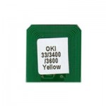 Чип для картриджа OKI C3300/3400/3600 (2.5K) Yellow (WWMID-71090) BASF