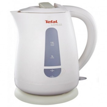 Электрочайник  Tefal KO2991 3E Объем 1.5 L, Мощность – 2200 Вт, 2 индикатора уровня воды, Индикация 1 или 2-х чашек, Минимальный уровень воды: 1 чашка - 250 ml, Скрытый нагревательный элемент, Фильтр против накипи, Крышка с замком, вращение на подставке36