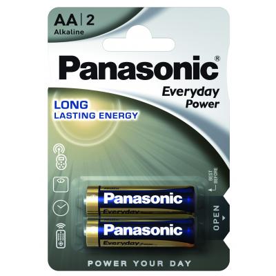 Батарейка Panasonic EVERYDAY POWER AA BLI 2 ALKALINE