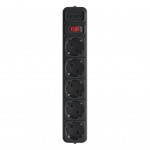 Фільтр живлення  4,5m Power CUBE SPG3-B-15PP 5 розеток, сірий 