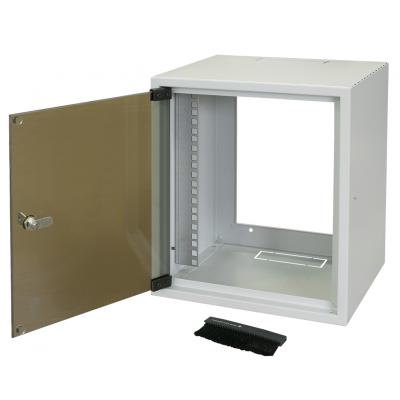 Шкаф ZPAS 7U 10" глубина 260мм. стеклянная дверь WZ36610102011