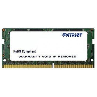 Память SoDIMM DDR4 4GB 2400 MHz Patriot (PSD44G240081S) 