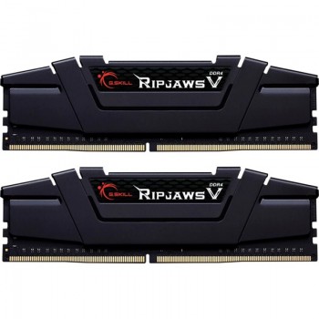 Пам'ять DDR4 16GB (2x8GB) 3200 MHz Ripjaws V G.Skill (F4-3200C16D-16GVKB) 16-18-18-36
