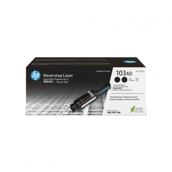 Тонер-картридж HP 103AD Neverstop LJ 1000a/1000w/1200a/1200w Reload Kit 2-Pack Black (W1103AD)