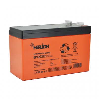Батарея для ДБЖ Merlion 12V-7.2Ah premium (GP1272F2 PREMIUM)