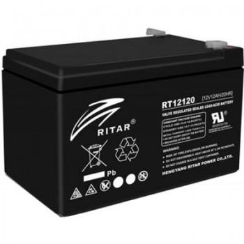 Батарея для ДБЖ Ritar AGM RT12120B, 12V-12Ah (RT12120B)