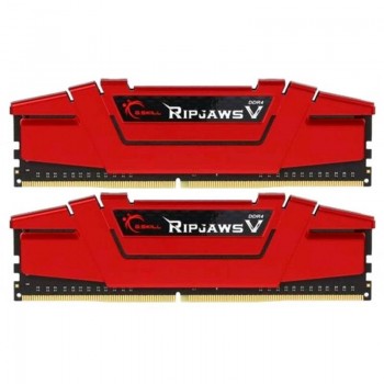 Пам'ять DDR4 16GB (2x8GB) 3000 MHz RipjawsV Red G.Skill (F4-3000C16D-16GVRB)