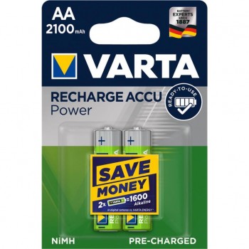 Аккумулятор AA Varta LONGLIFE ACCU 2100mAh BLI 2 NI-MH 56706101402