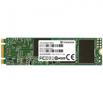 Твердотільний накопичувач SSD M.2 Transcend MTS820S 120GB SATA 3D TLC (TS120GMTS820S) 500 МБ/с 430 МБ/с TLC 3D