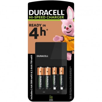 Зарядное устройство для аккумуляторов Duracell CEF14 + 2 rechar AA1300mAh + 2 rechar AAA750mAh (5004990)