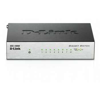 Комутатор  8Port D-Link DGS-1008D 8port Gigabit