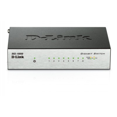Комутатор  8Port D-Link DGS-1008D 8port Gigabit