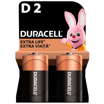 Батарейка Duracell D/ LR20 /MN1300 KPN 02*10 2 шт.