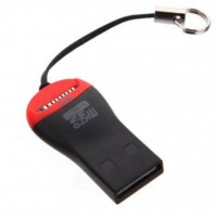 Картрідер ST-Lab U-374 мобільний USB 2.0, чорний, microSD