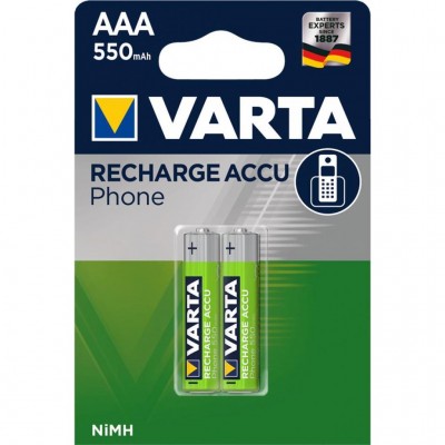 Акумулятор AAA VARTA Phone ACCU AAA 550mAh BLI 2 NI-MH (58397101402)