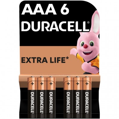 Батарейка DURACELL LR03  MN2400 1х6 шт. 81485017