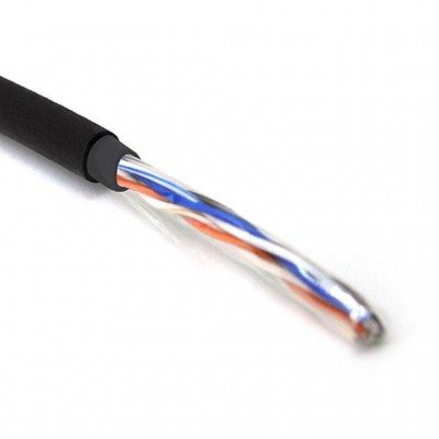 Кабель UTP 305м КНП (4*2*0,50) 4Р 24AWG [СCA] Black (03493) Merlion