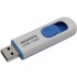 USB флеш ADATA 16GB 2.0 C008 White (AC008-16G-RWE)