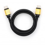 Кабель HDMI to HDMI 1.5m V2.0 metal Vinga (VCPDCHDMI2VMM1.5BK)