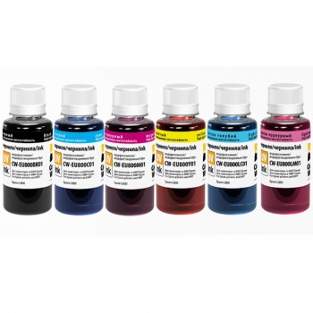 Чернила Epson  ColorWay L800 (комплект 6х100мл) BK/ С/ M/ LС/ LM/ Y (CW-EU800SET01)