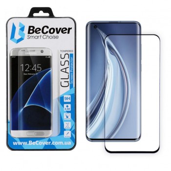 Скло захисне  BeCover 3D Curved Edge Xiaomi Mi 10 Black (704828)