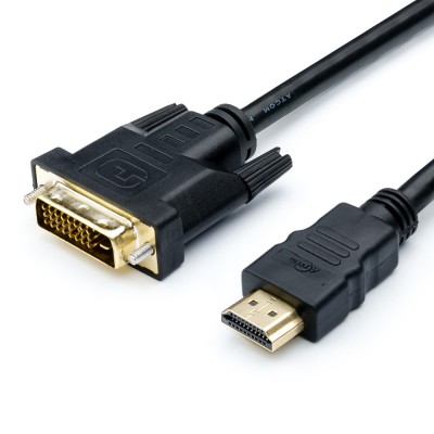 Кабель HDMI-DVI 24pin, 1.8m Atcom (3808)