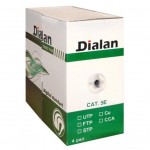 Кабель FTP 305м КНПЭ 4*2*0,50 [СU] ПВХ+ПЭ, Black (10563) Dialan