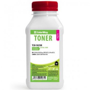 Тонер CW (TCH-1025M) HP CLJ CP1025/Pro100/M175, Magenta 30г