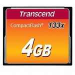 Карта пам'яті Compact Flash  4Gb (133X) Transcend