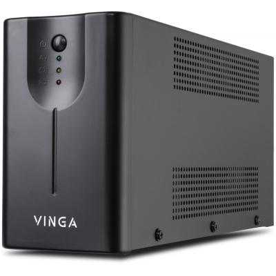 Джерело безперебійного живлення Vinga LED 800VA metal case (VPE-800M) 2 розетки, 480 Вт, 1, 6.7 кг