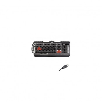 Клавіатура USB A4 Tech G800V (X7-G800V) чорна, мультимедійна, USB
