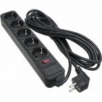 Фільтр живлення 5м PATRON 5.0 m3*1mm2 (SP-1055) 5 розеток BLACK (EXT-PN-SP-1055)