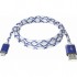 Кабель USB 2.0 AM to Micro 5P 1.0m Defender USB08-03LT USB - Micro USB, BlueLED backlight, 1m (87555)