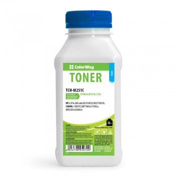 Тонер CW (TCH-M251C) HP CLJ Pro 200 M251/MFP276 Cyan, 55г