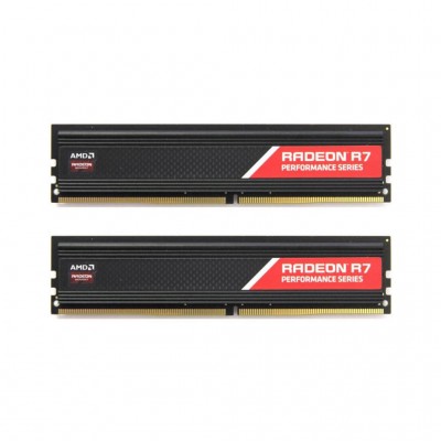 Пам'ять AMD 16Gb DDR4 2400M Hz Radeon R7 (2x8GB) R7S416G2400U2K