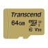 Карта пам'яті TRANSCEND microSDXC 500S 64GB UHS-I U3 + ad (TS64GUSD500S)