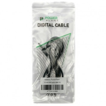 Аудио-кабель (jack 3.5мм-M/jack 3.5мм-M) 1.0m PowerPlant (KD00AS1262)