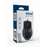 Миша Gembird MUS-4B-02 Black USB