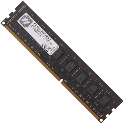 Пам'ять DDR3 4GB 1600 MHz G.Skill (F3-1600C11S-4GNT) 1600 MHz, PC3-12800, CL11, NT Series, 1 планка