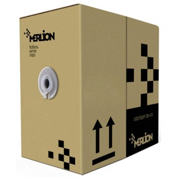 Кабель FTP 305м КВПЭП (100) 4*2*0,50, cat.5e, внешний [СU (06494) Merlion