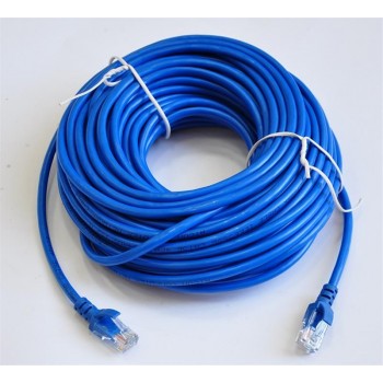 Патч-корд литой, UTP, RJ45, Cat.5e, 20m, синий N/A